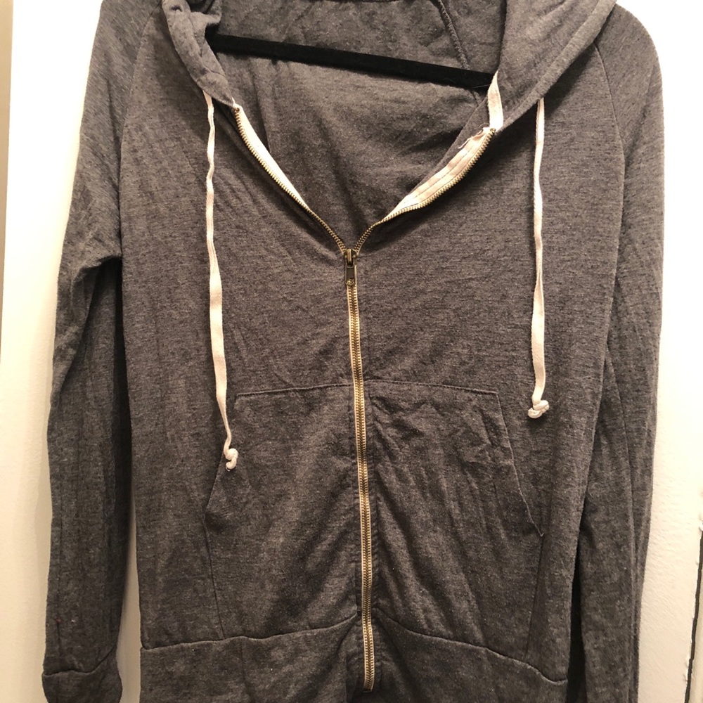 BRANDY MELVILLE. relaxed comfy zip up jacket